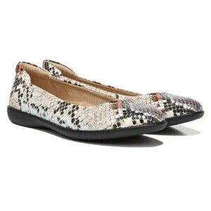 Naturalizer Flexy Ballet Flats Desert Snake Padded Footbed Women's US 7M